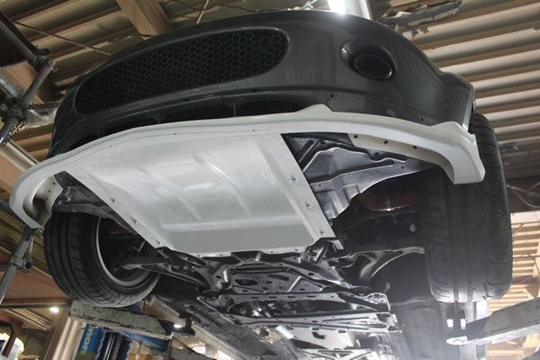 Glide Lip Spoiler Under Panel (FRP + Black Gel Coat)