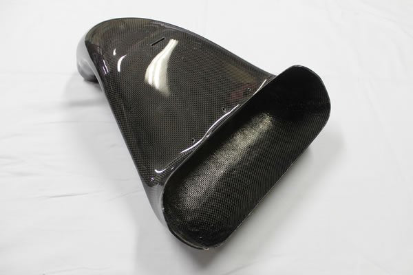 Intake Ram Deca Duct (FRP + Black Gel)