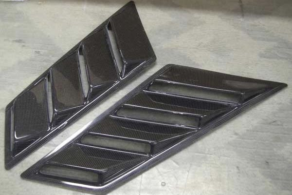 Shark Ducts, Left & Right Set (Carbon)